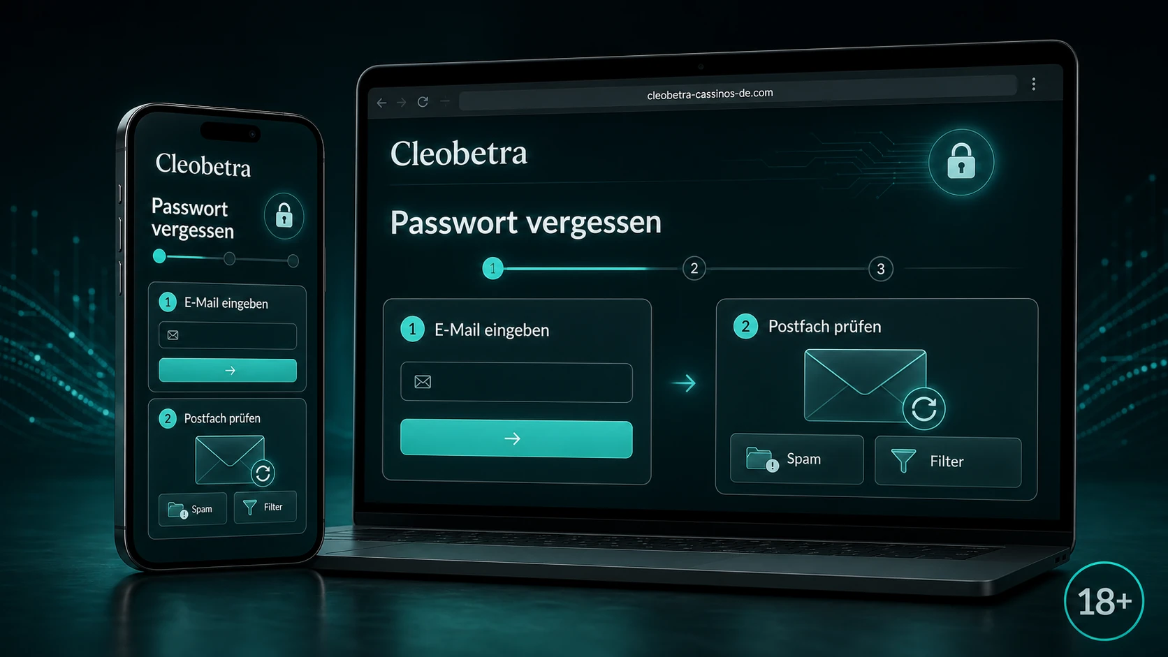 Passwort zurücksetzen beim Cleobetra Login